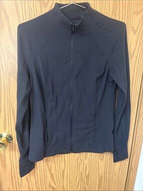 Avia Black Full-Zip Active Jacket